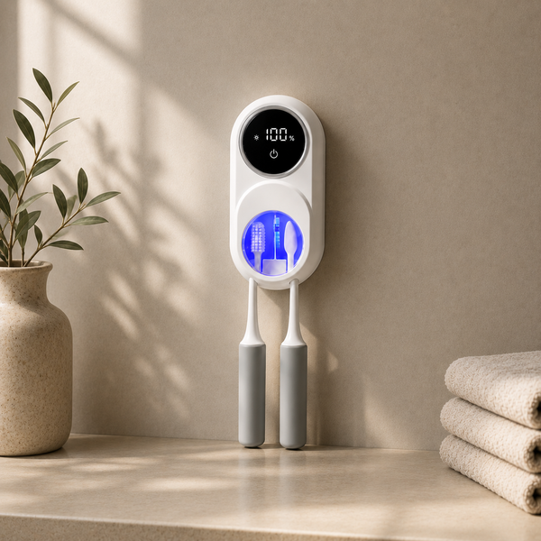 UV Toothbrush Sanitizer & Holder