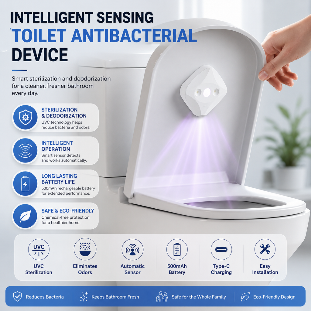 Automatic UV Toilet Deodorizer & Sterilizer