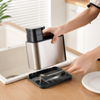 Kitchen Soap Dispenser with Sponge Holder